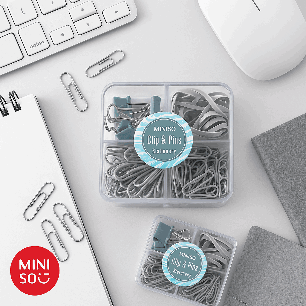 Office Supplies Set (Gray)