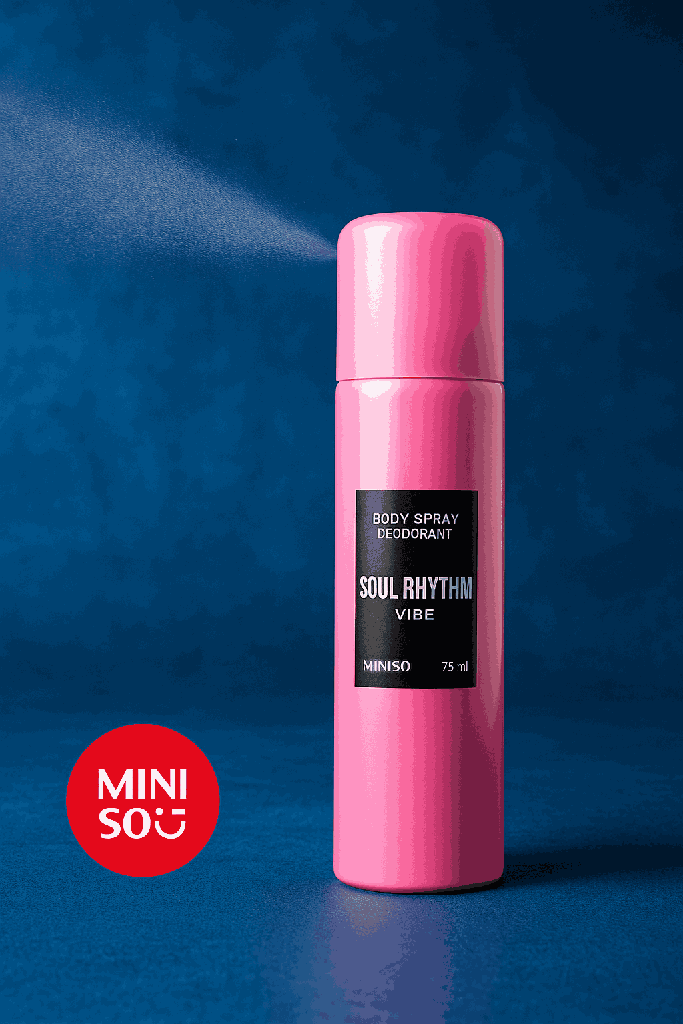 Miniso Soul Rhythm Deodorant Body Spray 75 ML (Crystal)