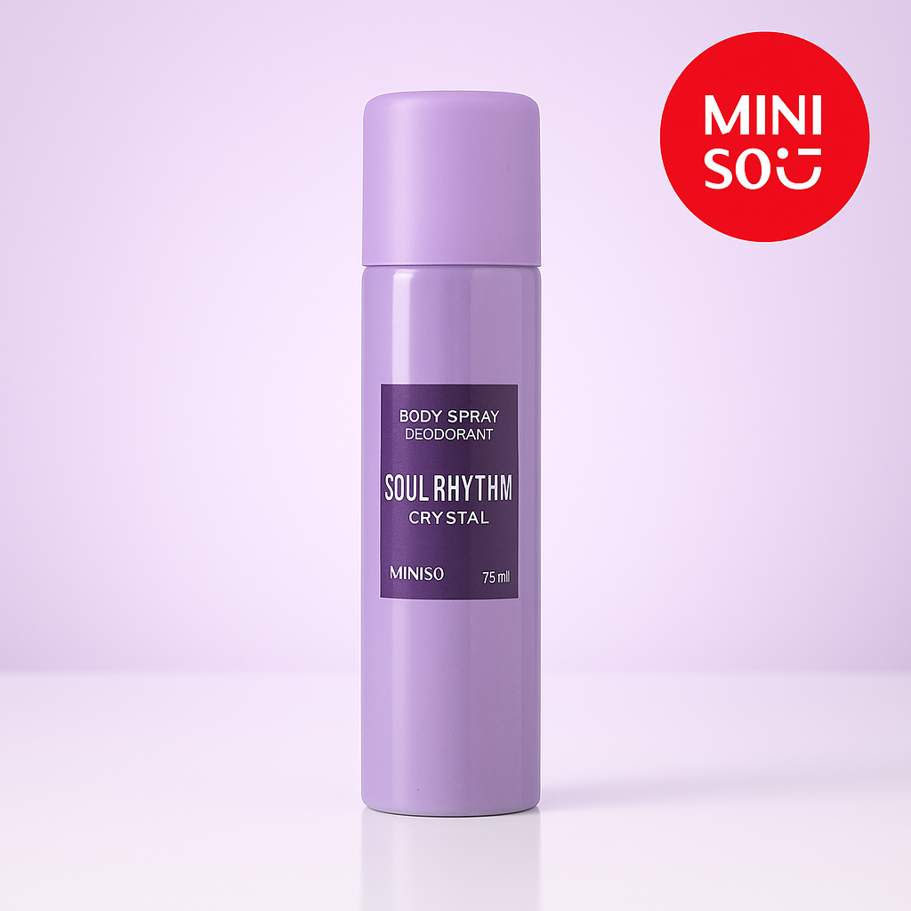 Miniso Soul Rhythm Deodorant Body Spray 75ML (Aura)