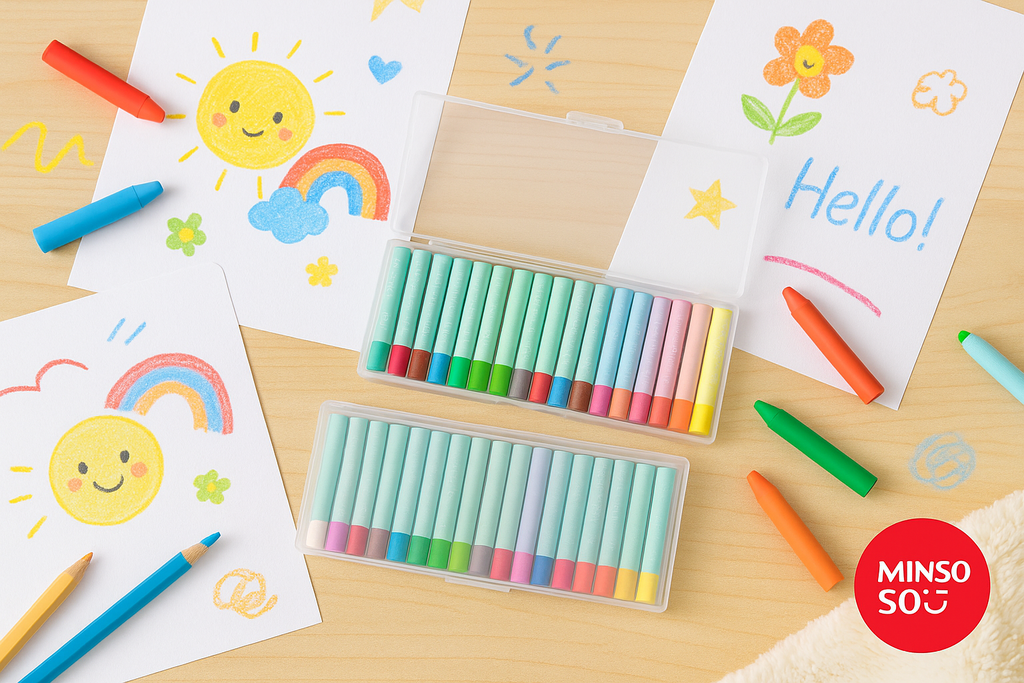 Oil Pastels Set (24 Colors)Miniso