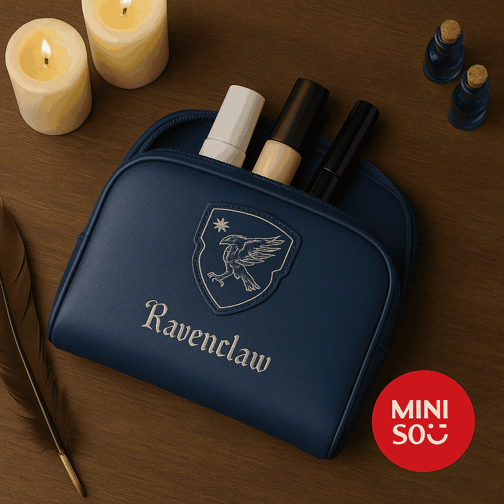 Harry Potter Rectangle Makeup Bag (Blue)