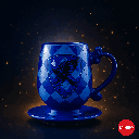 Harry Potter Ceramic Mug & Saucer Set (450ML)(Blue)