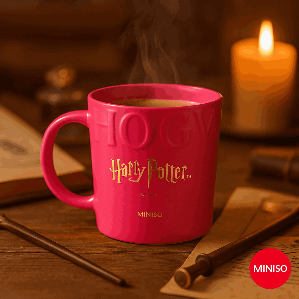 Harry Potter Shape Ceramic Cup (490ML)(Rosy)