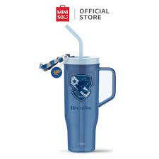 Harry Potter Plastic Tumbler With Straw(1250ML)(Blue)