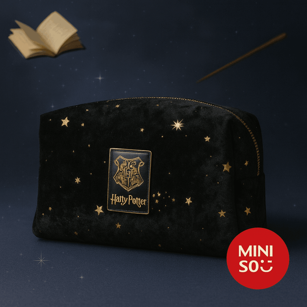 Harry Potter Makeup Bag Black