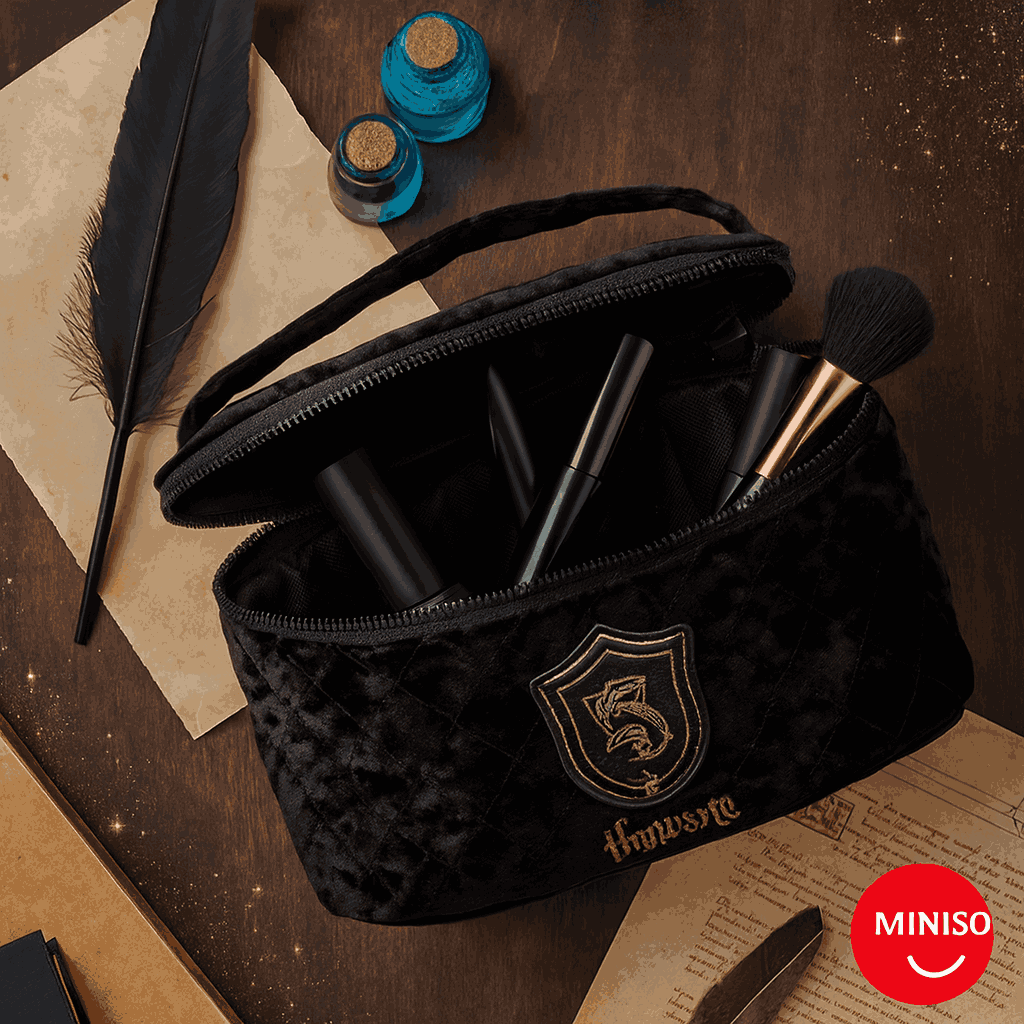 Harry Potter Barrel Makeup Bag Black