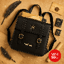 Harry Potter Preppy Style Backpack Bag (Black)