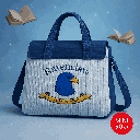 Harry Potter Color Blocking Shoulder Bag (Light Blue)