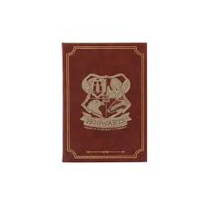 Harry Potter Collection Hogwarts PU Hardcover Book With Striped Edges (208 Sheets)