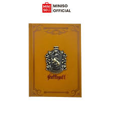 Harry Potter A5 PU Embossment Hardcover Book (96 Sheets)(hufflepuff)